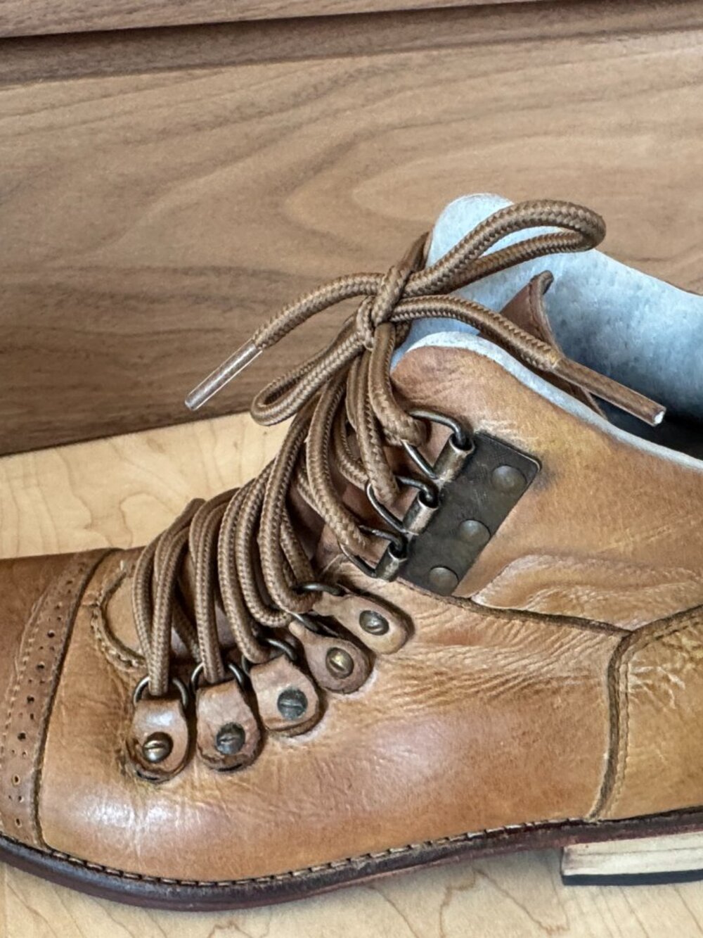 Free People Ventura Leather Ankle Boots - Professionally Resoled! size 40 W 8.5 - Picture 9 of 15